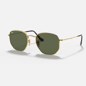 RAY BAN HEXAGONAL FLAT LENSES SUNGLASSES
